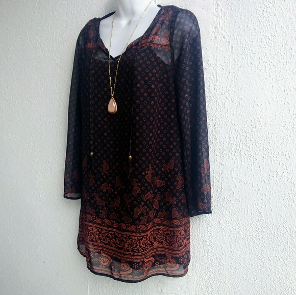 Be Bop women's silk blouse size S - Picture 4 of 7